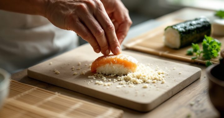 Dlaczego ryż do sushi nie klei się i odpada?