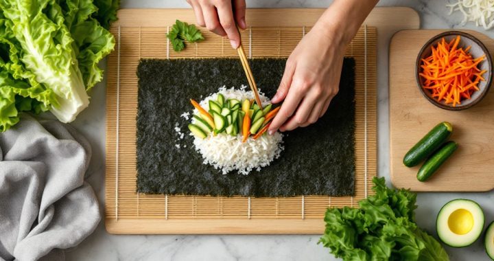 Sałata i warzywa do sushi – które gatunki nadają się do rolek