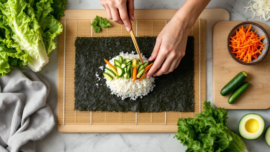 Sałata i warzywa do sushi – które gatunki nadają się do rolek