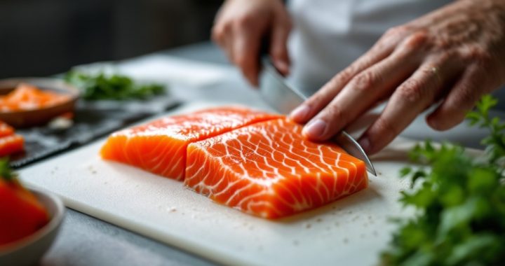 Sushi z łososiem – jak przygotować nadzienie do rolek