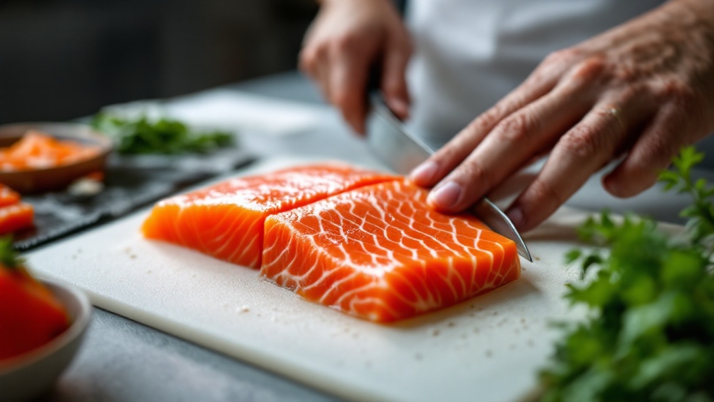 Sushi z łososiem – jak przygotować nadzienie do rolek
